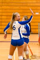 Fife volleyball on 9-22-16